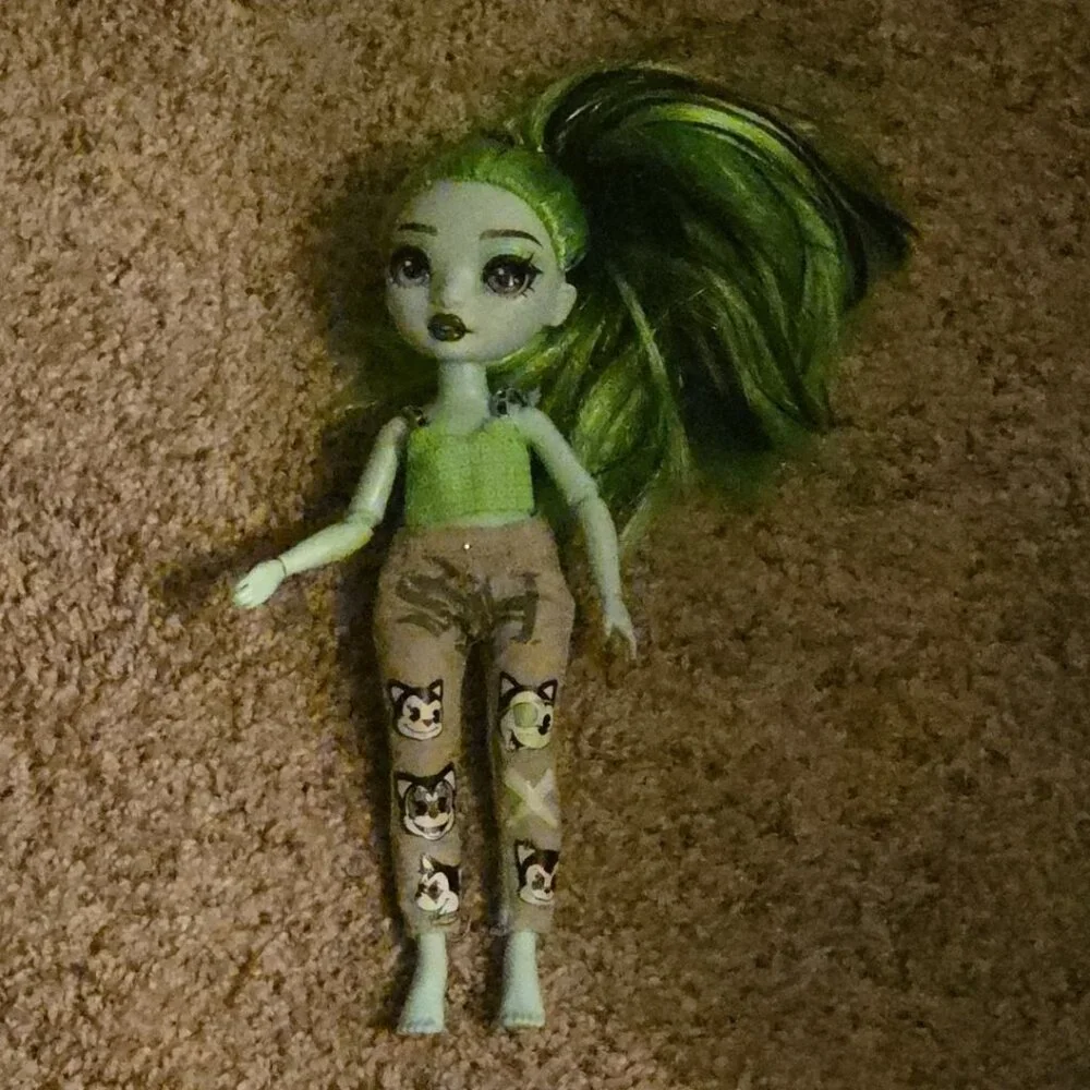 Shadow High Rainbow Vision Harley Limestone Doll & Accessories Lot